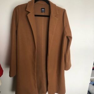 Zara medium camel coat